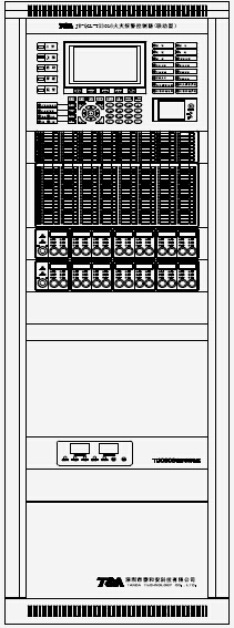 JB-QGL-TX3032火灾报警控制器面板示意图