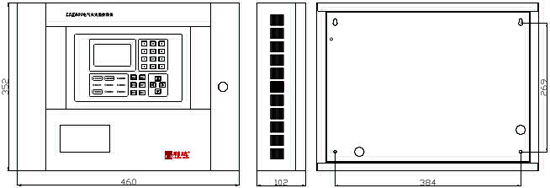 LDK800<a href=http://www.xiaofangw.com/dianqihuozai/ target=_blank class=infotextkey>电气火灾监控</a>设备