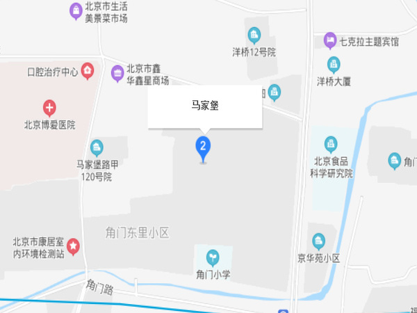 丰台马家堡地图图片