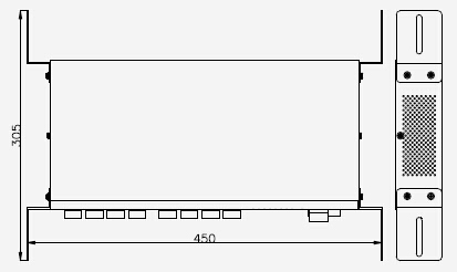 TX6620CAN总线交换机立柜安装尺寸