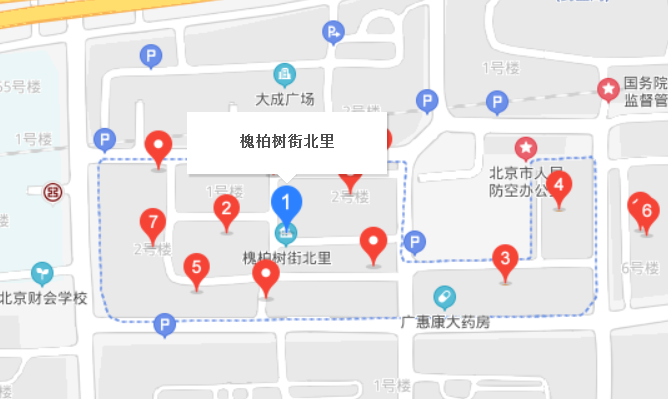 槐柏树街北里社区